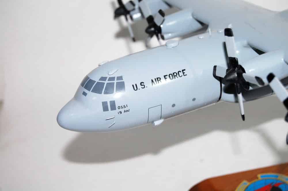 50th Airlift Squadron Red Devels C-130 Model
