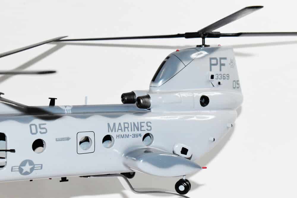 HMM-364 Purple Foxes CH-46 Model