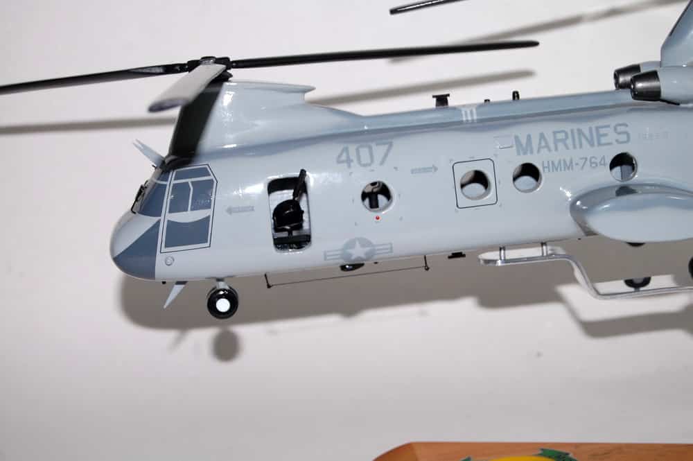 HMM-764 Moonlighters CH-46 Model