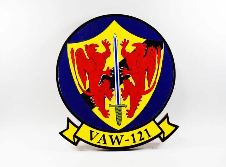 VAW-121 Blue Tails Plaque