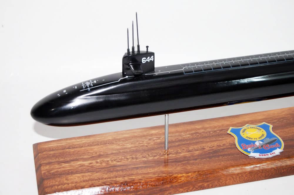 SSBN-644 Lewis and Clark Submarine Model