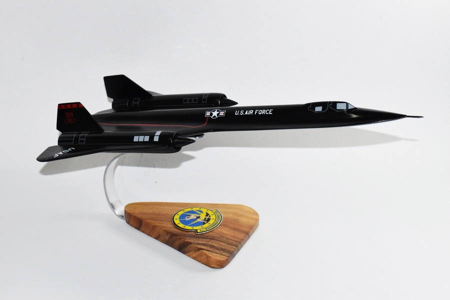Lockheed Martin® SR-71 Blackbird®, 1st Reconnaissance Squadron, 18in  Mahogany Scale Model