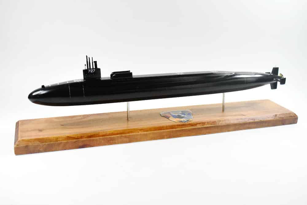SSGN-727 USS Michigan Submarine Model (Black Hull)