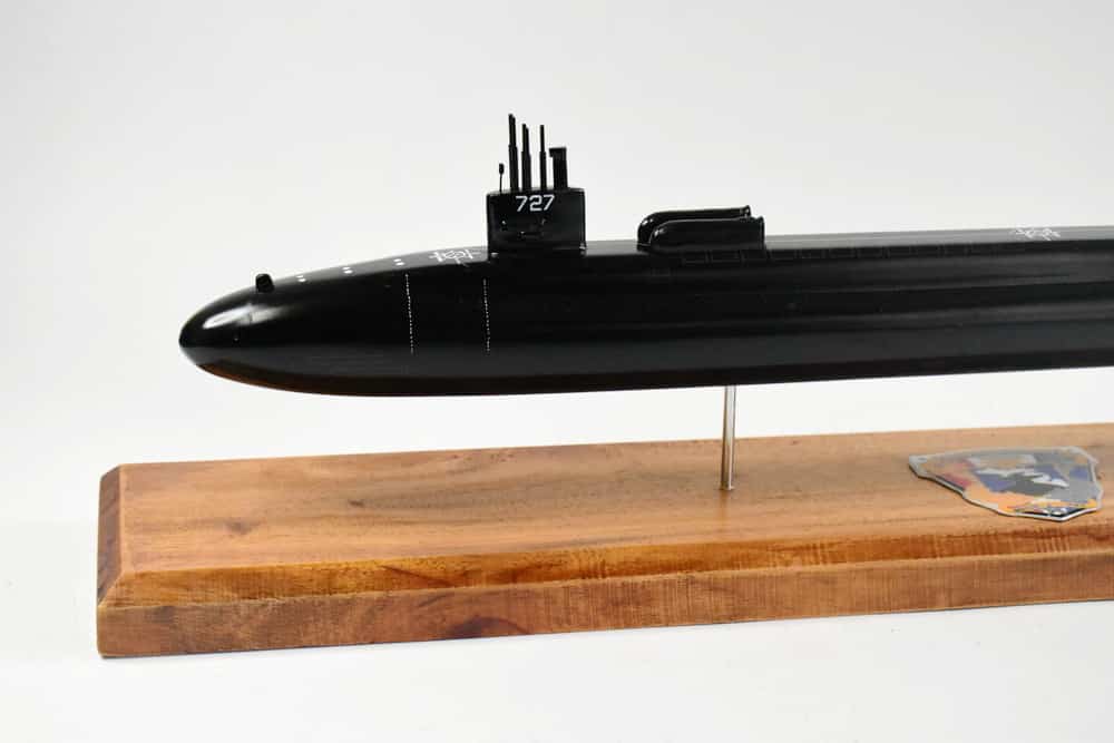 SSGN-727 USS Michigan Submarine Model (Black Hull)