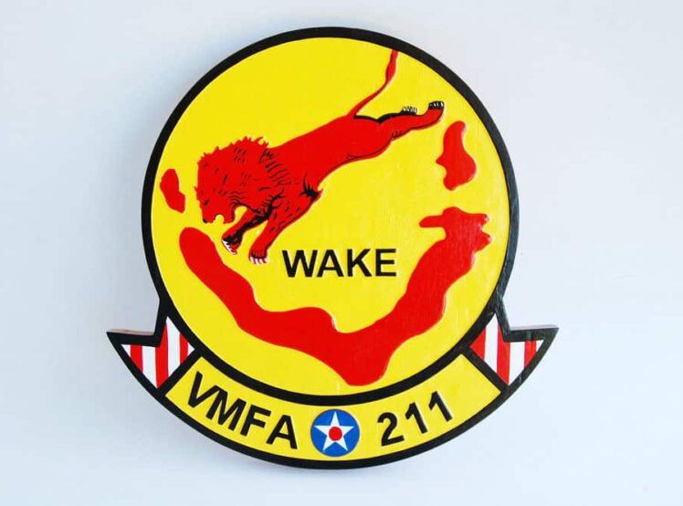 VMFA-211 Wake Island Avengers Plaque