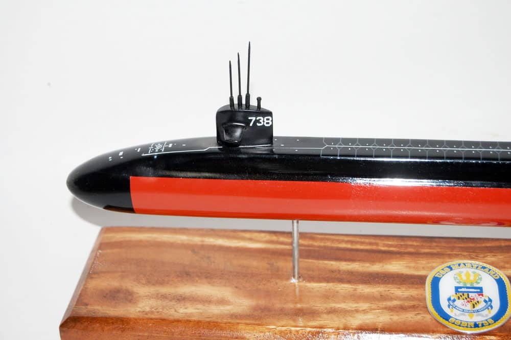 USS Maryland SSBN-738 Submarine Model