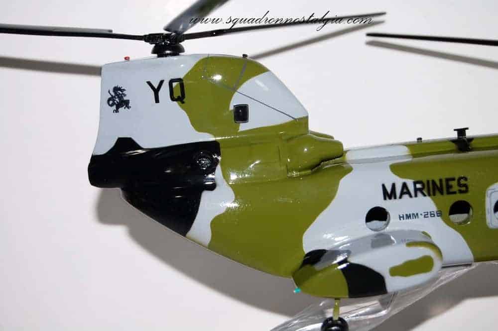 HMM-268 Red Dragons CH-46 model