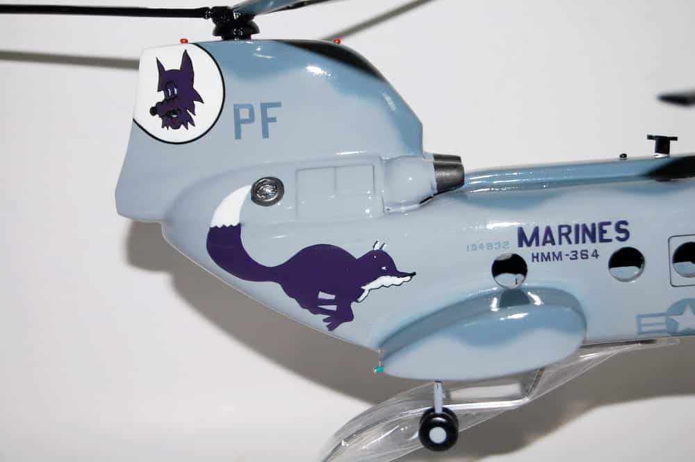 HMM-364 Purple Foxes CH-46 (2012) Model