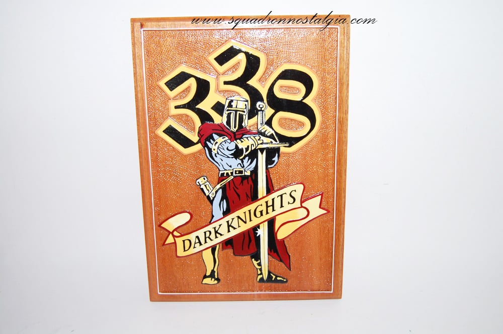 338th Dark Knights Plaque