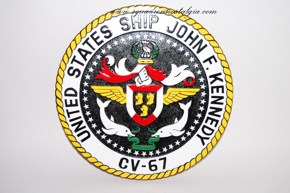 USS John F. Kennedy (CV-67) Plaque