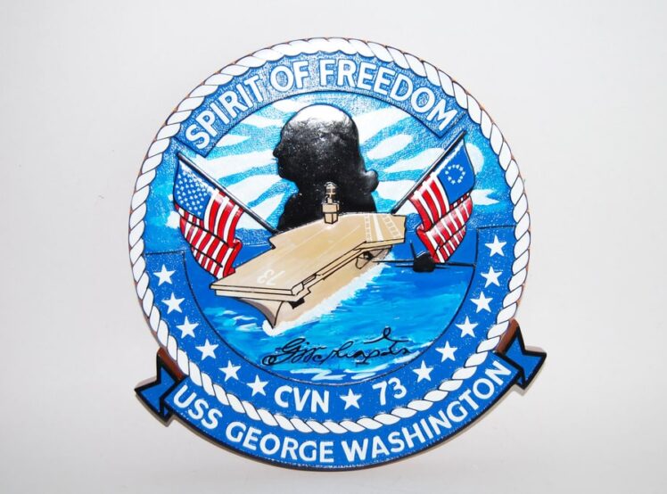 USS George Washington (CVN-73) Plaque