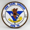 USS Carl Vinson CVN-70 Plaque