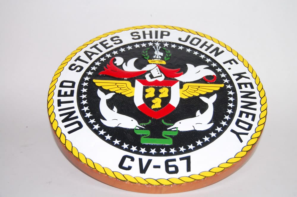 USS John F. Kennedy (CV-67) Plaque