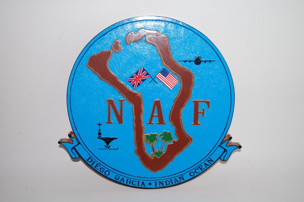 NAF Diego Garcia Plaque