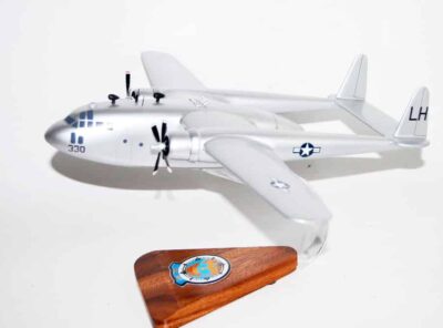 VMR-252 C-119F/R4Q-2 Flying Boxcar Model, Fairchild, Mahogany, 1/72 Scale