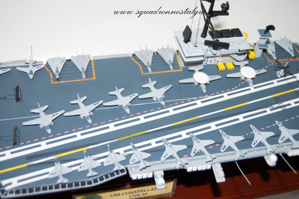 cv-64 uss constellation aircraft carrier model