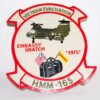 HMM-165 VIETNAM EVACUATION PLAQUE