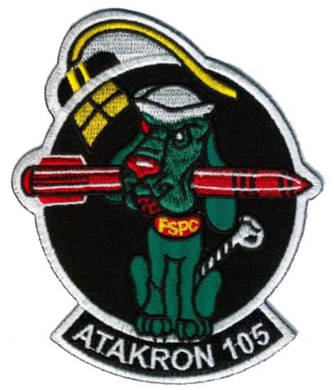 VA-105 Mad Dogs Squadron Patch