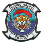 HMH-361 FLYING TIGERS Squadron Patch – Plastic Backing