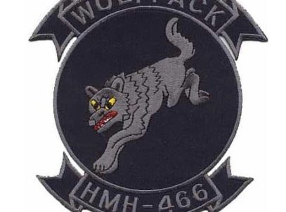 HMH-466 Wolfpack Patch – Plastic Backing