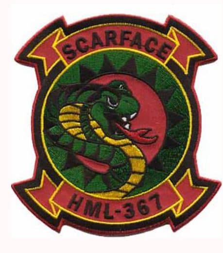 HML-367 Scarface Patch – Plastic Backing