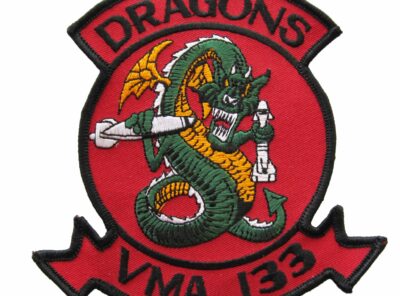 VMA-133 Dragons Patch – Plastic Backing/Sew on 4.5″