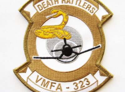 VMFA-323 Death Rattlers Patch – Plastic Backing