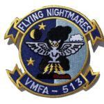 VMFA-513 Flying Nightmares Patch – Plastic Backing