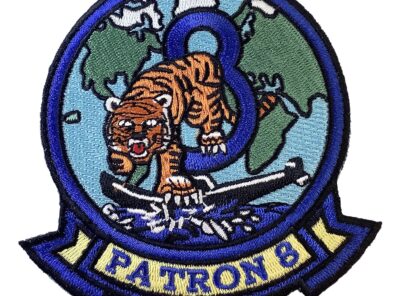 VP-8 Tigers Squadron Patch – Plastic Backing
