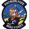 VP-5 Madfoxes Squadron Patch – Plastic Backing