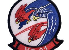 VT-21 Red Hawks Patch – Plastic Backing
