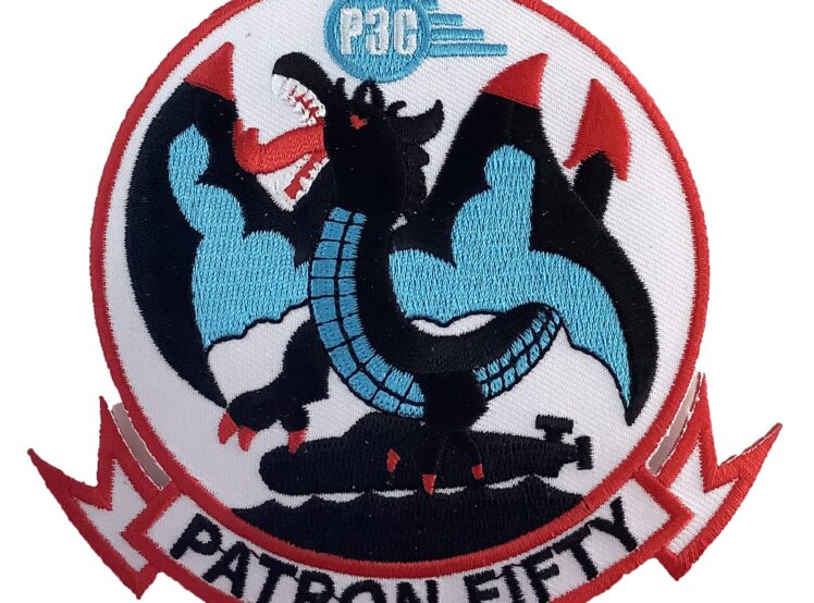 VP-50 Blue Dragons Squadron Patch – Plastic Backing