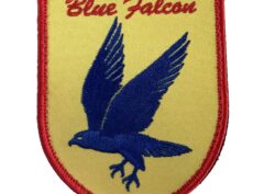 Blue Falcon Patch – Plastic Backing