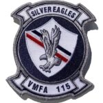 VMFA-115 Silver Eagles Squadron Patch – Sew On