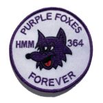 HMM-364 Purple Foxes Patch - Sew on