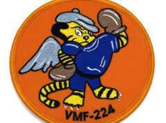 VMF-224 Bengals Patch – Hook and Loop, 3″