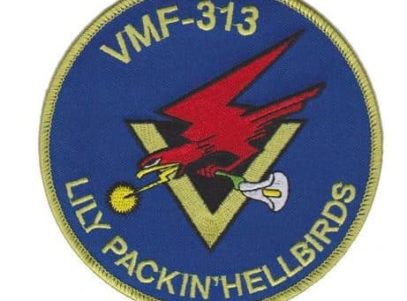VMF-313 Lily Packin' Hellbirds Patch – Plastic Backing