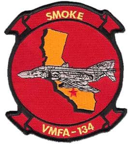 VMFA-134 Smoke Patch – Plastic Backing