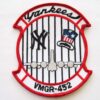 VMGR-452 Yankees Patch – Plastic Backing