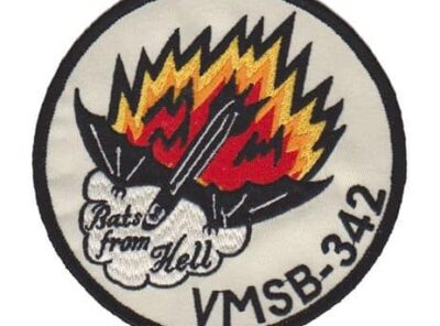 VMSB-342 Bats from Hell Patch – Plastic Backing