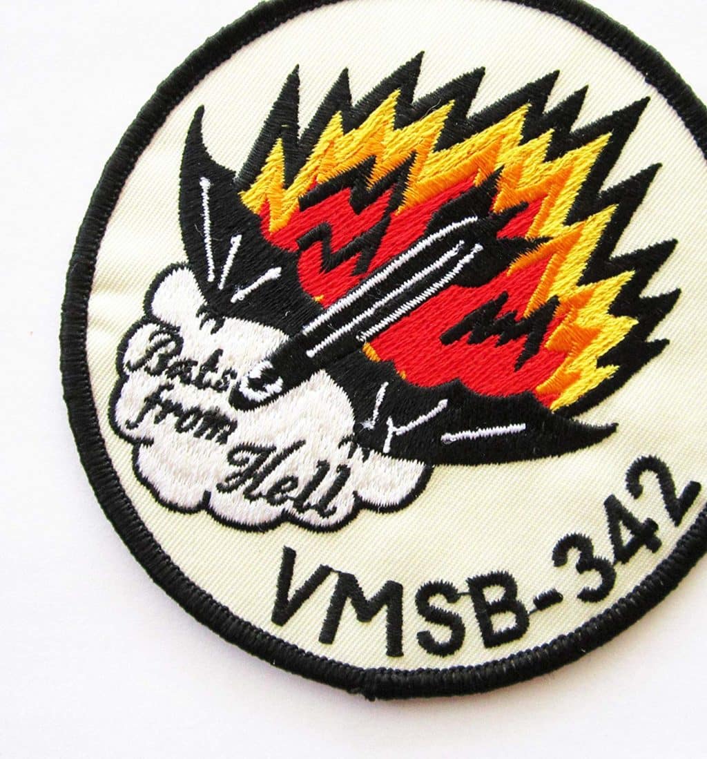 VMSB-342 Bats from Hell Patch – Plastic Backing