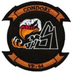 U.S. Navy VP-64 Condors Squadron Patch – Plastic Backing