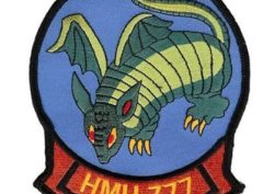 HMH-777 Flying Armadillos Patch – Plastic Backing