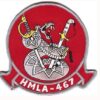 HMLA-467 Sabers Patch – Plastic Backing