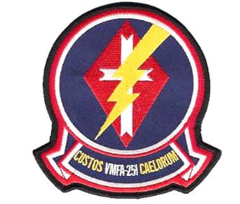 VMFA-251 Thunderbolts Patch – Plastic Backing