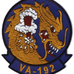 VA-192 Golden Dragons Squadron Patch – Plastic Backing