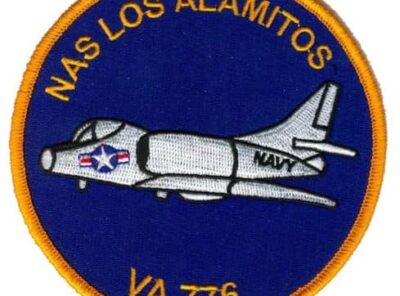 VA-776 NAS Los Alamitos Squadron Patch – Plastic Backing