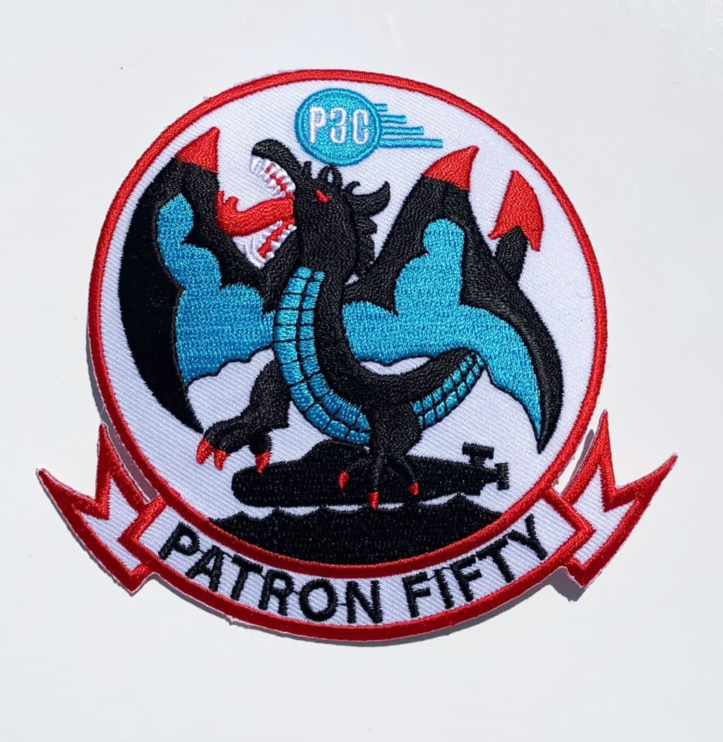 VP-50 Blue Dragons Squadron Patch – Plastic Backing