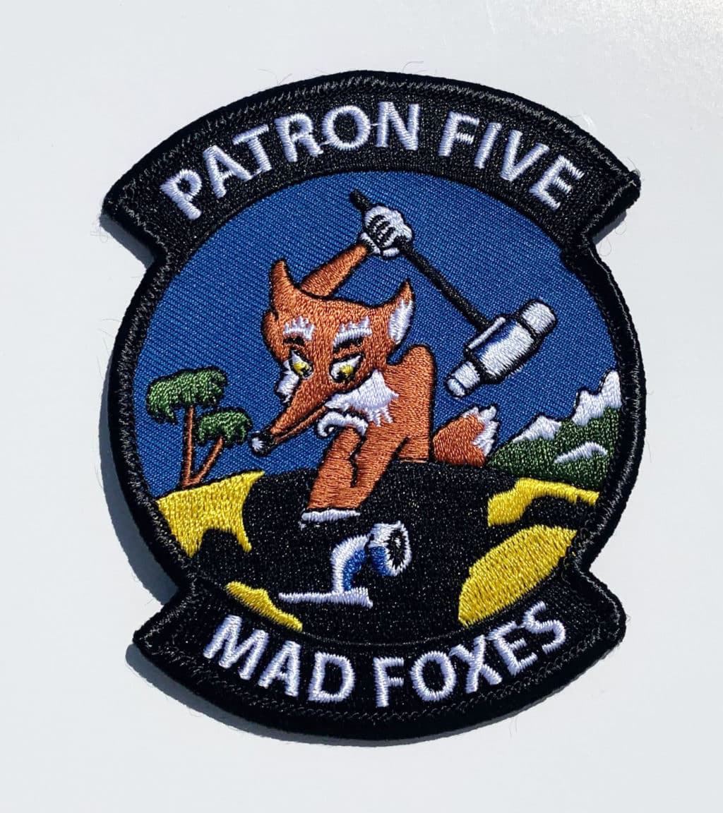 VP-5 Madfoxes Squadron Patch – Plastic Backing