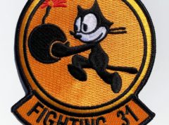 VFA-31 Tomcatters Squadron Patch – Plastic Backing